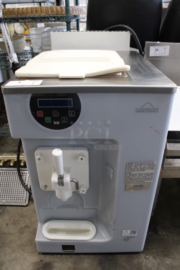 Carpigiani Model 191 K US P Stainless Steel Commercial Countertop Soft Serve Ice Cream Machine. 208-230 Volts, 1 Phase. 20x31x35.5