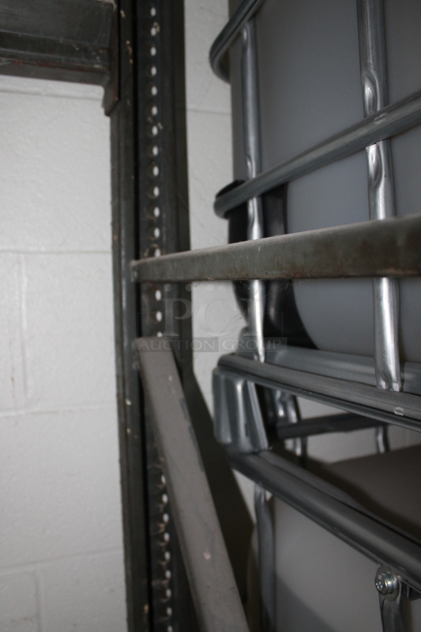 ALL ONE MONEY! Lot of Gray Metal Pallet Racking. Does Not Include Contents. BUYER MUST REMOVE. - Image 4 of 4