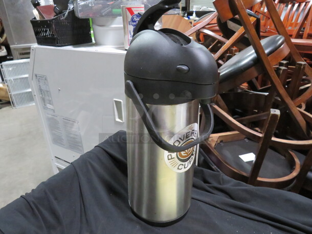 One Stainless Steel Insulated Airpot.