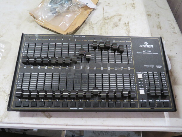 One Leviton Memory Lighting Controller. #MC7016 - Image 1 of 1