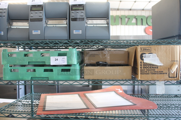 ALL ONE MONEY! 2 Dishcaddies of Mugs, Boxes of Ramekins, Libbey Glasses in Box and MORE! - Image 1 of 7