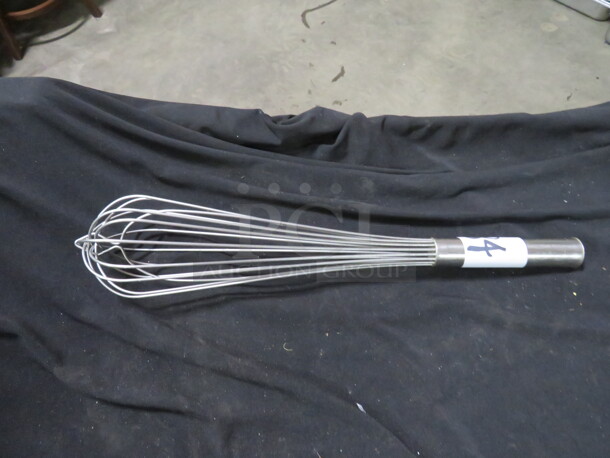 One Stainless Steel Whip - Image 1 of 1