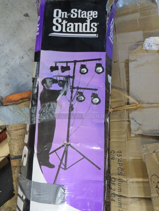 One NEW Top And Side Bar Style Lighting Stand.