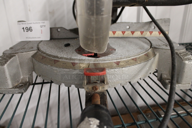 M2500LW2 Metal Countertop 10" Compound Miter Saw w/ Laser Guide. 120 Volts, 1 Phase. Tested and Working! - Image 7 of 12