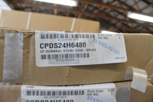 ALL ONE MONEY! PALLET LOT of NEW Cambro CPDS21H6480 Camshelving® Premium Dunnage Stand 21" & Cambro EDS24H6580 Camshelving® Elements Dunnage Stand - 24" x 6 1/2" and MORE! - Image 4 of 8