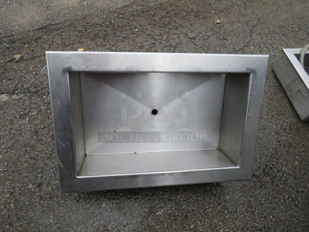 One 24X16X7 Stainless Steel Drop In Well. 