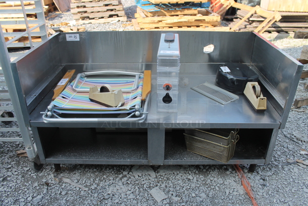 Stainless Steel Commercial Equipment Stand w/ Under Shelf. Does Not Include Contents. - Image 1 of 3