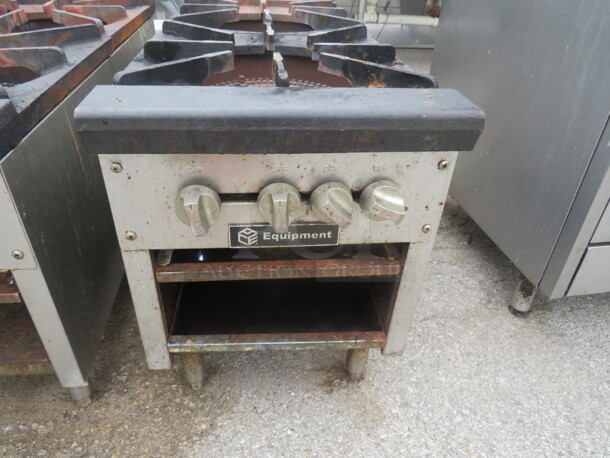 One Natural Gas 2 Burner Range With Under Storage. 18X43X24 - Image 2 of 3