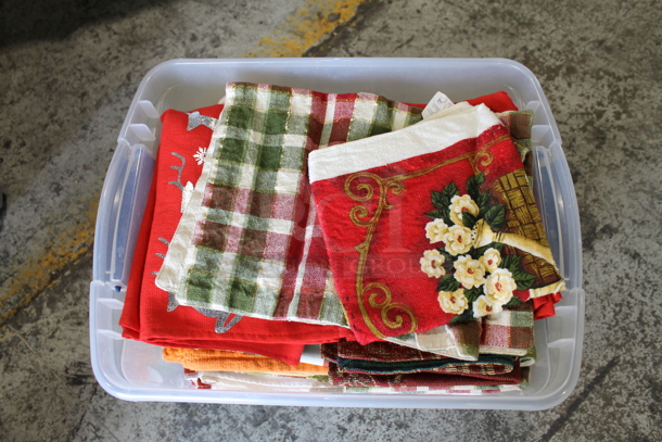 ALL ONE MONEY! Lot of Various Material In Poly Clear Bin - Image 4 of 5