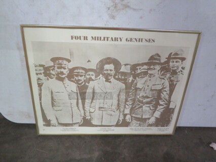 One 23X17 Framed Picture.