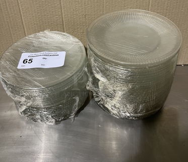 Clear Salad Plates, 7.5"