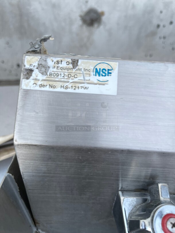 Clean! Commercial Stainless Steel Hand Sink NSF With Side Board and Commercial Faucet  - Image 6 of 9