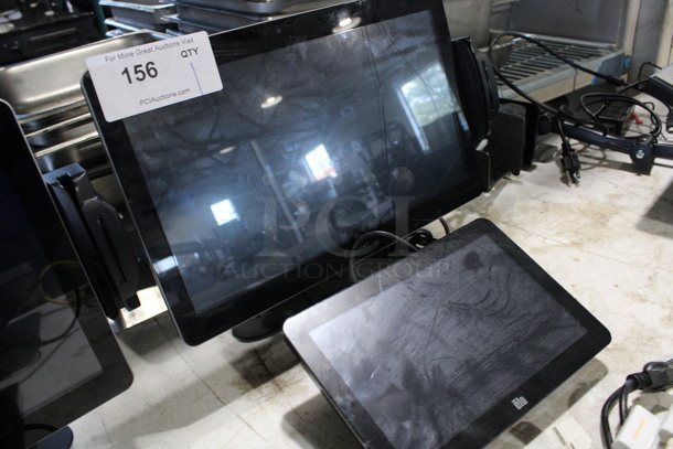 Elo Toast 15" POS System Monitor w/ Credit Card Reading Strip and 10" Monitor - Image 3 of 3