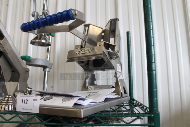 LIKE NEW! Edlund FDW-038 Titan Max-Cut Manual Metal Commercial Countertop 3/8" Dicer with Suction Cup Base. - Image 2 of 4