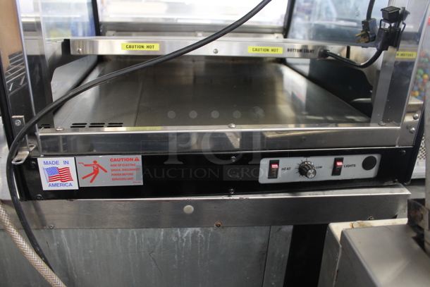 Federal Industries CH2428SSD Metal Commercial Countertop Heated Display Case Merchandiser. 120 Volts, 1 Phase. Tested and Working! - Image 3 of 3