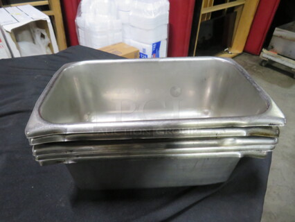 1/4 Size 4 Inch Deep Hotel Pan. 3XBID