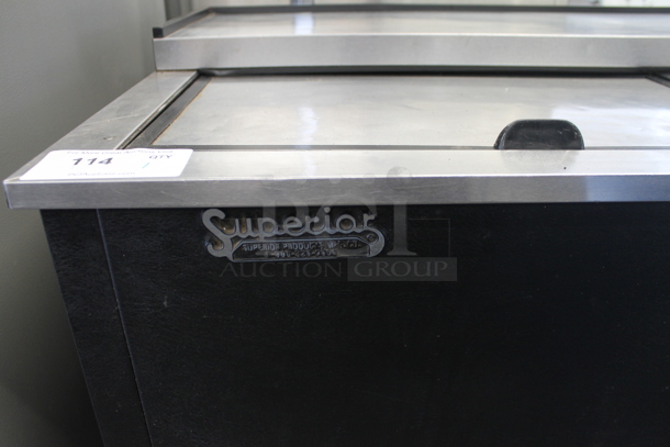True TD-60-18 Stainless Steel Commercial Back Bar Bottle Cooler w/ 2 Sliding Lids. 115 Volts, 1 Phase. Tested and Working! - Image 2 of 5