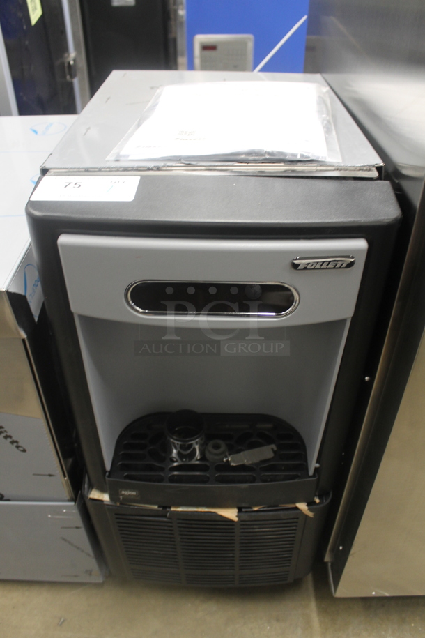 BRAND NEW SCRATCH AND DENT! 2023 Follett 7UD100A Stainless Steel Commercial Countertop Chewblet Undercounter Ice Maker and Dispenser. 115 Volts, 1 Phase. - Image 1 of 6