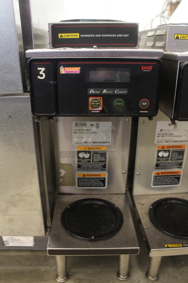 2013 Bunn AXIOM-35-2 Stainless Steel Commercial Countertop 2 Burner Coffee Machine. 120/208-240 Volts, 1 Phase. - Image 2 of 5
