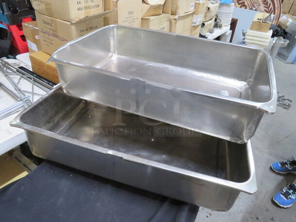 Assorted Size Stainless Steel  Pan. 2XBID