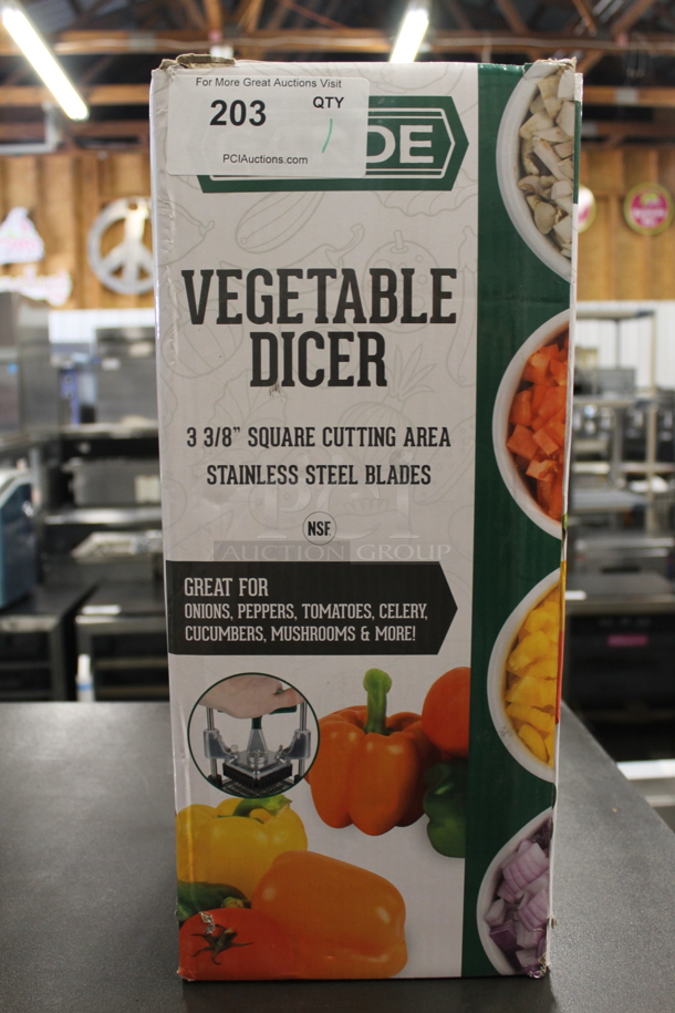 BRAND NEW SCRATCH AND DENT! Garde Stainless Steel Countertop Vegetable Dicer. Tested and Working! - Image 7 of 7