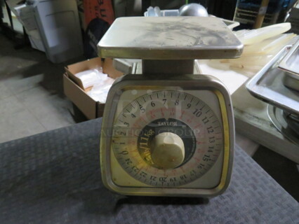 One 25lb Taylor Scale. #TS-25KL.