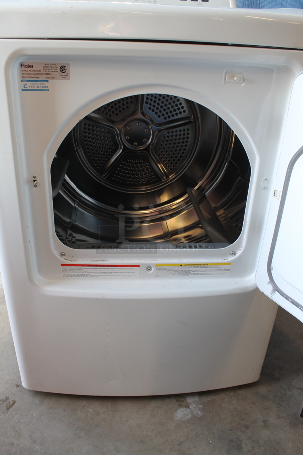 Haier HLTD600AEW Metal Front Load Dryer. 120/240 Volts. - Image 3 of 5