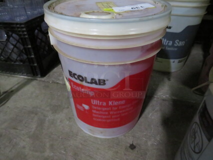 One 5 Gallon Bucket Of Ecolab Ultra Kleen. NO SHIPPING!!!!