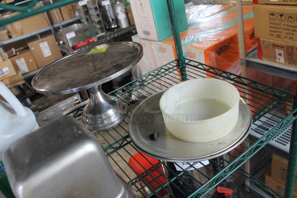 ALL ONE MONEY! Lot of 2 Tiers Worth of Various Items Including Metal Baking Pans, Stainless Steel Drop In Bins and Cleaners! - Image 8 of 8