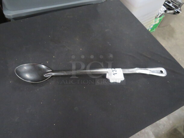 One Long Handle Stainless Steel Spoon. - Image 1 of 1
