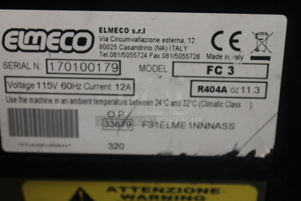 Elemco FC3 Stainless Steel Commercial Countertop 3 Hopper Slushie Machine. Missing 2 Lids. 115 Volts, 1 Phase. Tested and Powers On But Does Not Get Cold - Image 6 of 6