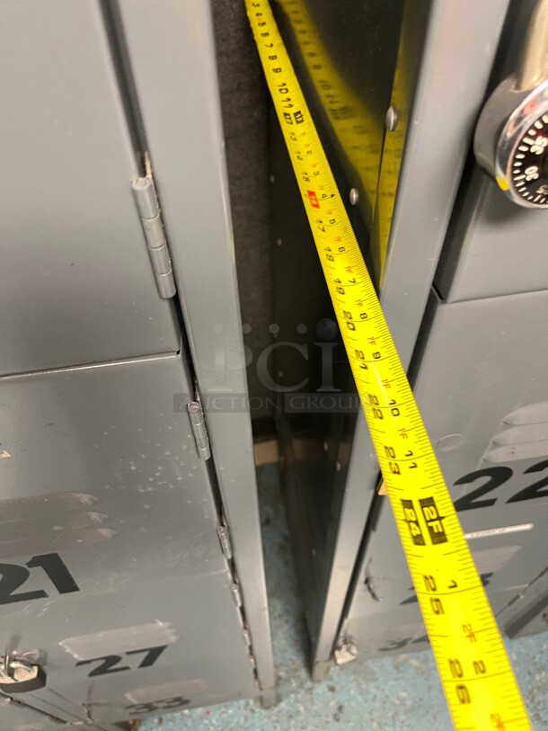 Commercial Employee Lockers Three Tiers Currently In Use! - Image 5 of 6