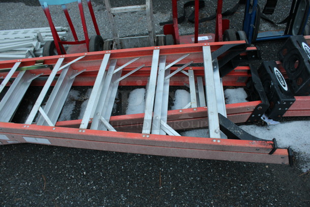 2 Werner Orange 10' Ladders. 2 Times Your Bid! - Image 2 of 4