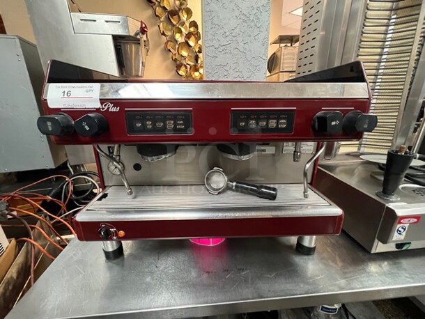 NICE! Reneka Plus Commercial Cappuccino & Espresso Machine 2 Group NSF 220 VOLT  Tested and Working!