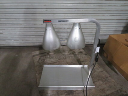 One Merco 2 Bulb Food Warmer. Model# B-2. 120 Volt. 500 Watt. 12X20.5X24