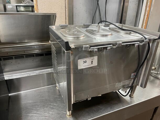 Working! Crathco CS-3L-16 Refrigerated Commercial Drink Dispenser w/ (3) 4 3/4 gal Bowls, Pre Mix, 120v - Image 5 of 10