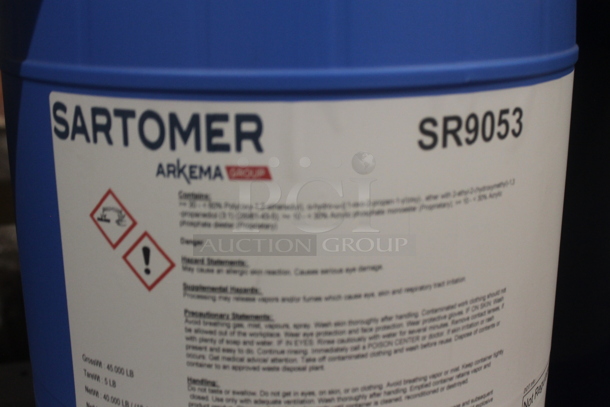 Gray Metal 6 Tier Shelving Unit w/ Contents Including Sartomer, Off White Ground Rubber and Oligomer. BUYER MUST REMOVE. - Image 4 of 8