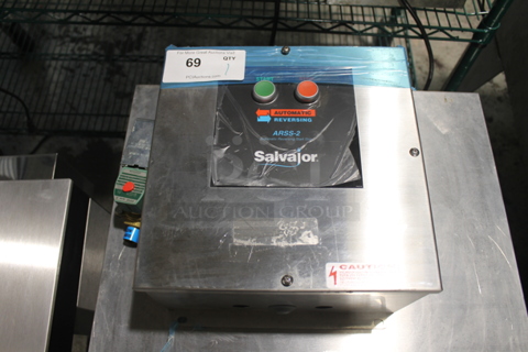 BRAND NEW! 2020 Salvajor ARSS-2 Stainless Steel Commercial Food Disposal Control Box.