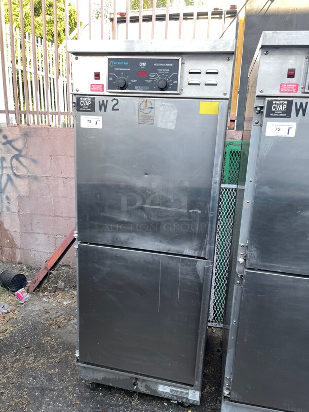 WOW! Winston CVap 22cf Electric Commercial Holding Cabinet Full Size w/ Fan NSF 220 Volt 1 Phase Tested and Working! - Image 1 of 10