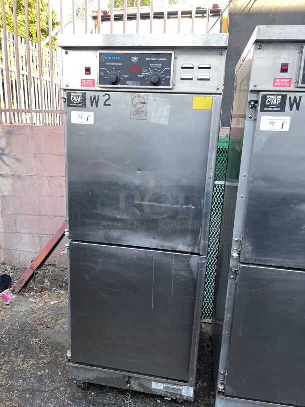 WOW! Winston CVap 22cf Electric Commercial Holding Cabinet Full Size w/ Fan NSF 220 Volt 1 Phase Tested and Working! - Image 2 of 10