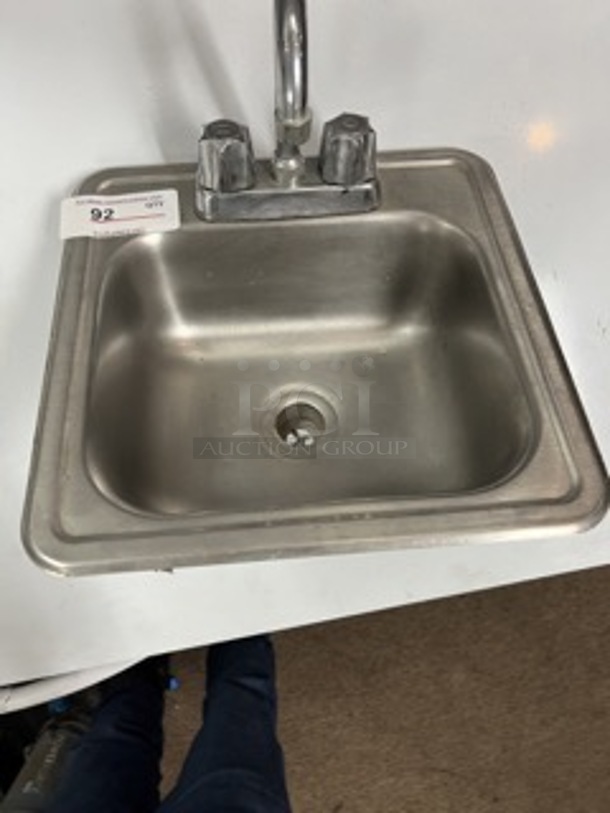 CLEAN! Splash DIS-GF-20-16-12 (1) Compartment  Commercial Drop-in Sink - 20