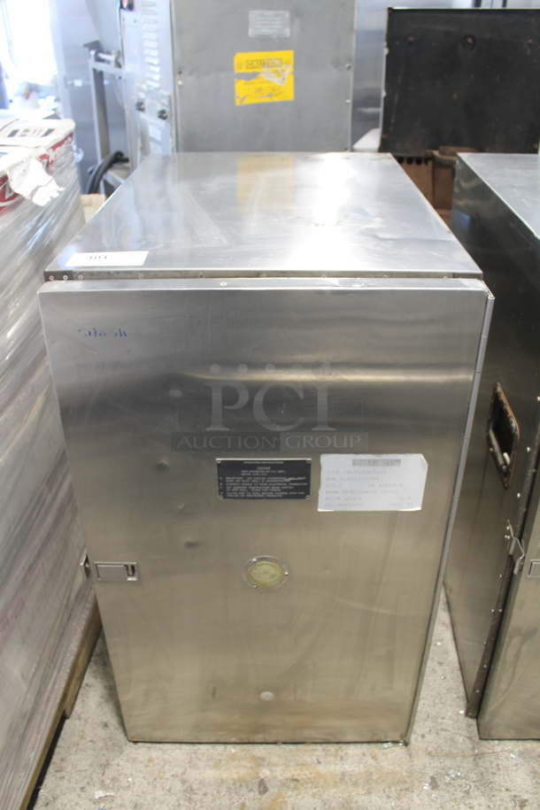 Stainless Steel Commercial Single Door Cooler or Freezer w/ 5 Metal Drawers. 115/200 Volts, 1 Phase. - Image 1 of 11
