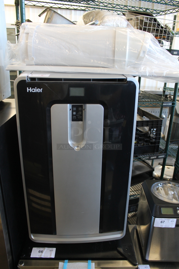 BRAND NEW SCRATCH AND DENT! Haier HPN10XHM 10 000 BTU Portable Air Conditioner with Heat. 115 Volts, 1 Phase. Tested and Working! - Image 1 of 3