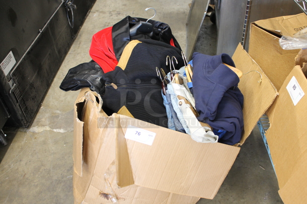 ALL ONE MONEY! Lot of Various Clothing and Hangers - Image 2 of 3