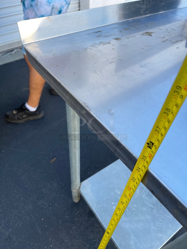 Clean! Commercial 48 inch Stainless Steel Prep Table NSF Great for any Restaurant Preparations Area - Image 7 of 7