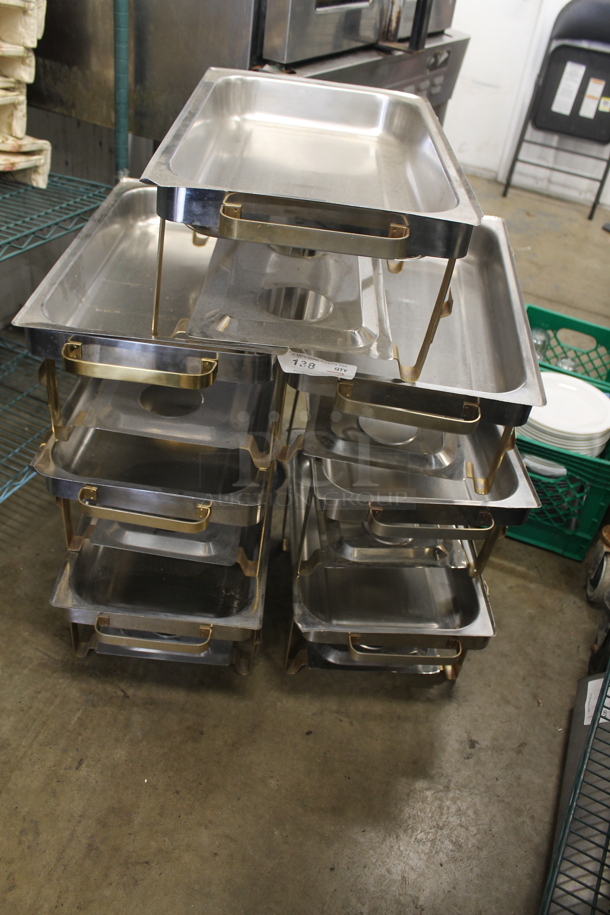 7 Stainless Steel Chafing Dishes. 7 Times Your Bid!
