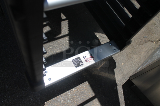 BRAND NEW! Rubbermaid Black Poly and Metal Pan Transport Rack on Commercial Casters. - Image 5 of 5