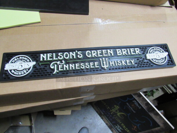 One NEW 21X3 Nelson Greenbrier Whiskey Bar Mat