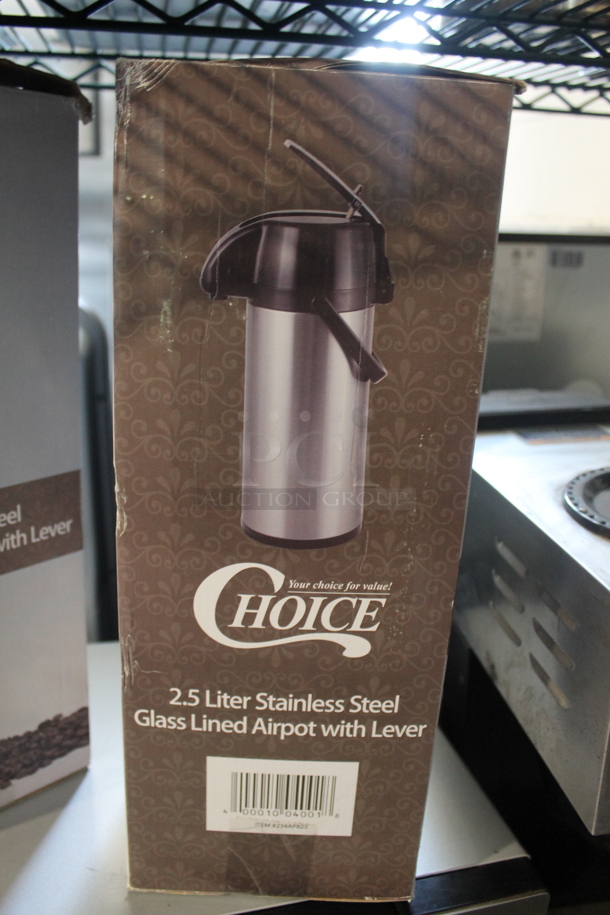 2 BRAND NEW IN BOX! Choice Stainless Steel Airpots. 2 Times Your Bid! - Image 2 of 6
