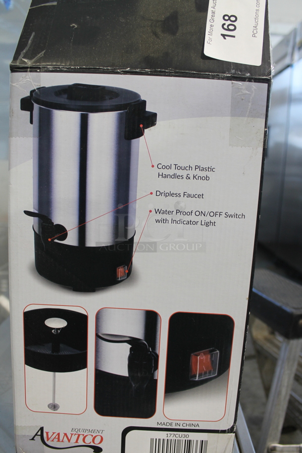 BRAND NEW IN BOX! Avantco Stainless Steel Coffee Urn. - Image 3 of 8